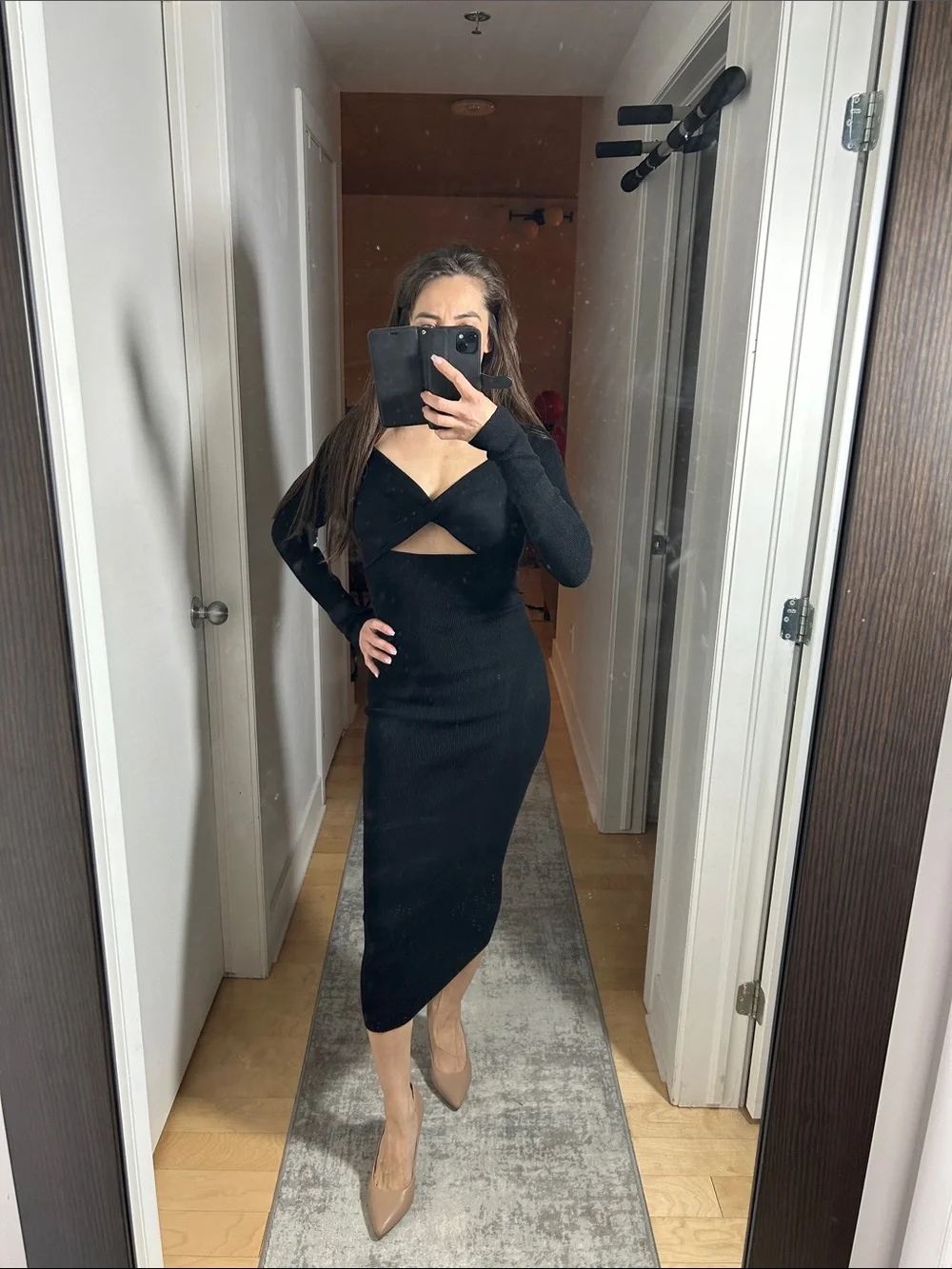 dynamite cut out dress Dynamite | Dresses | Dynamite Cutout Black Midi Dress